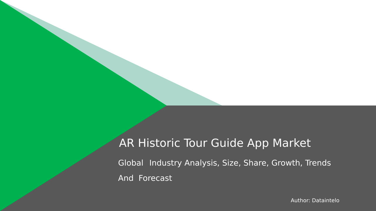 AR Historic Tour Guide App Market Research Report 2034 Global AR Historic Tour Guide App Report Thumbnail 